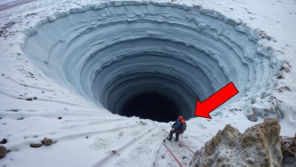 Scientist Hears A Sound From A Big Hole In A Glacier